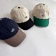 Japanese Trendy Brand Autumn and Winter New Solid Color Contrast Embroidery Versatile Unisex Baseball Cap Duckbill Cap Casual Cotton Danton