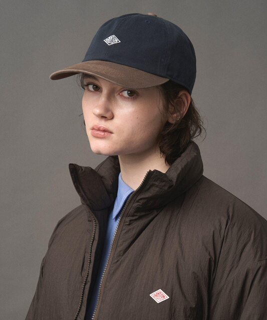 Japanese Trendy Brand Autumn and Winter New Solid Color Contrast Embroidery Versatile Unisex Baseball Cap Duckbill Cap Casual Cotton Danton