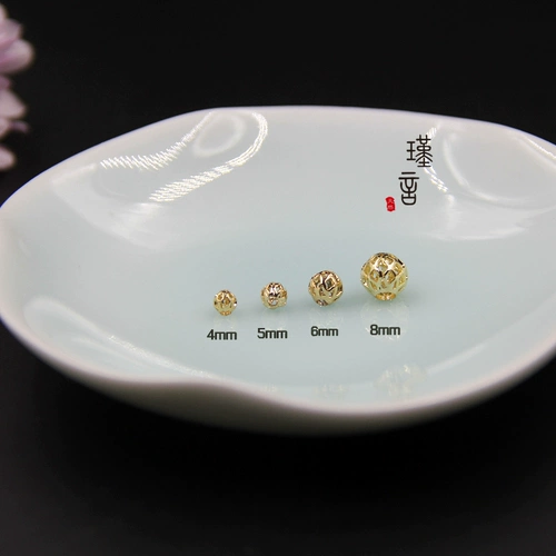 Аксессуары ручной работы, бусины, браслет с одной бусиной, США, 14 карат