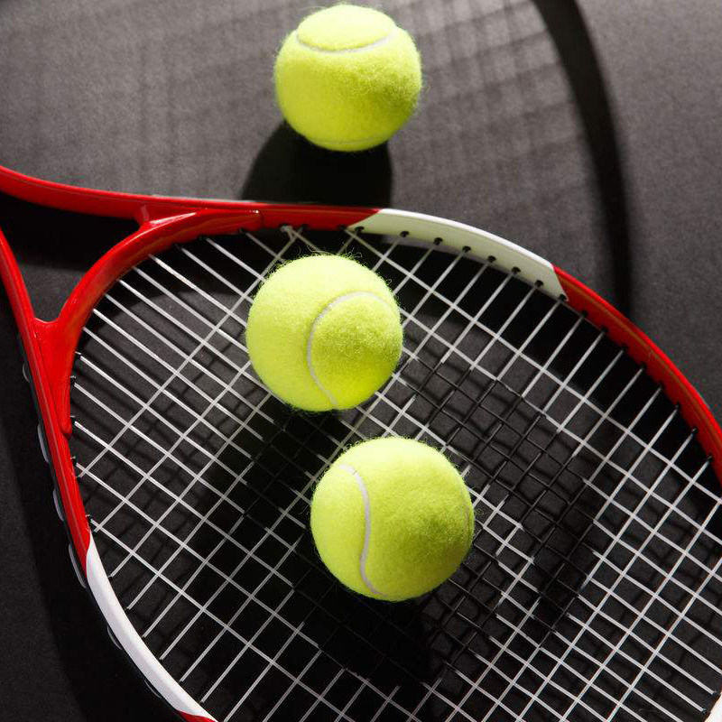 Tennis trainer Single tennis belt rope with line rebound set Self-training line ball Beginner singles one-piece exercise