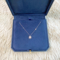 Sunflower Sterling Silver Necklace Female Light Luxury Minor Design Advanced Sense Clavicle Chain 2021 New Birthday Gift