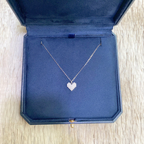 A onion jewelry peach heart sterling silver necklace female summer luxury niche heart-shaped clavicle chain 2021 new birthday gift