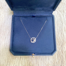 Astronaut Sterling Silver Necklace Female Luxury Minor Design Advanced Sense Planet Clavicle Chain for Girlfriend's Birthday Gift