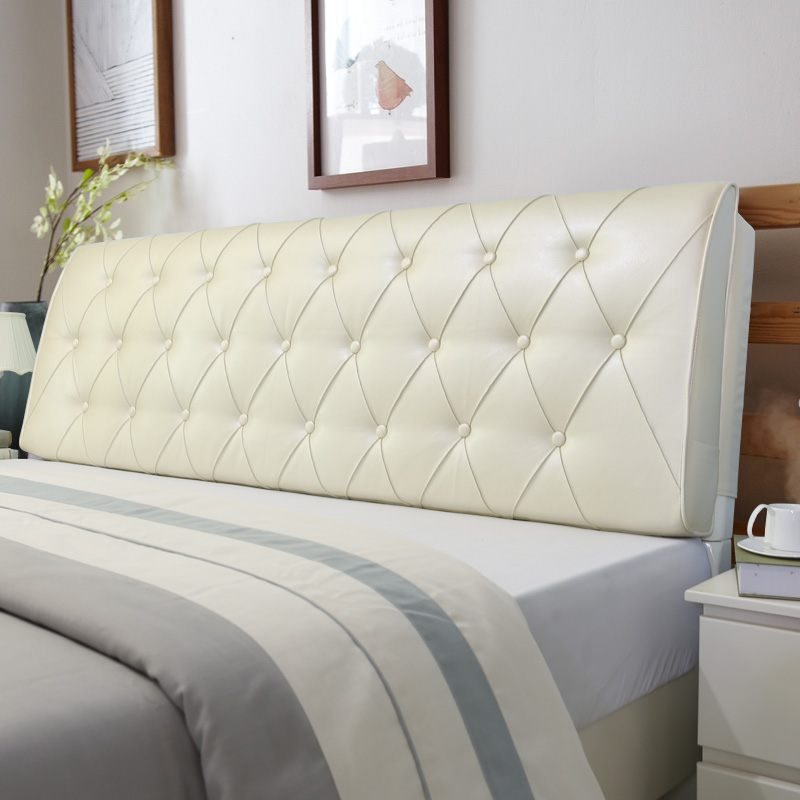Eurostyle Headboard Soft Bag Economy Type Double Bed Minimalist Leather Art Master Bedroom Easy Headboard Backrest