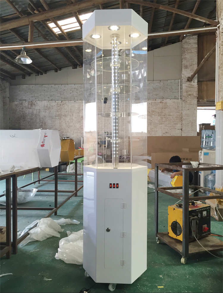 Cửa hàng trưng bày phụ kiện xe hơi trưng bày tủ lưu trữ acrylic tủ trưng bày siêu thị