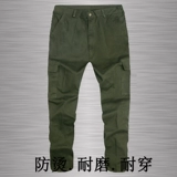 Износостойкие хлопковые штаны для работы, защита от ожогов