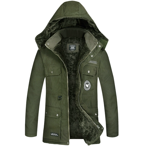 Демисезонная утепленная куртка для работы, камуфляжный пуховик