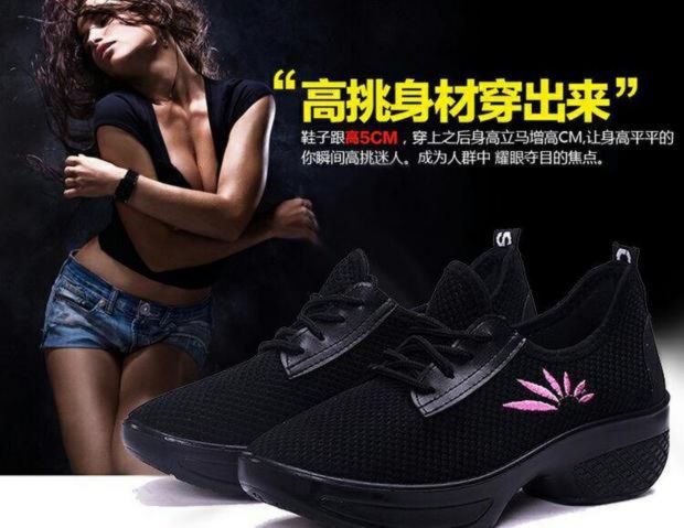 Giày khiêu vũ 2019 xuân hè mới Giày khiêu vũ vuông nữ đế mềm đế xuồng giày khiêu vũ lưới đen thoáng khí giày khiêu vũ - Khiêu vũ / Thể dục nhịp điệu / Thể dục dụng cụ trang phục cổ vũ