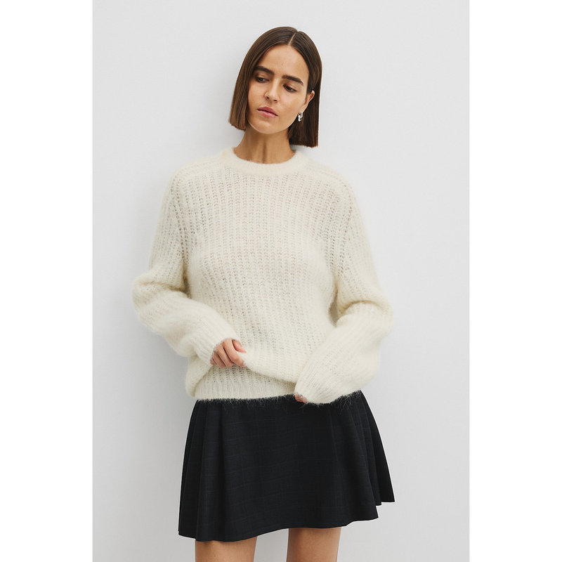 Australia Countr* Ro*D Shipping 26 Autumn and Winter Women's Loose Pullover Casual Corn-Eye Knit Sweater