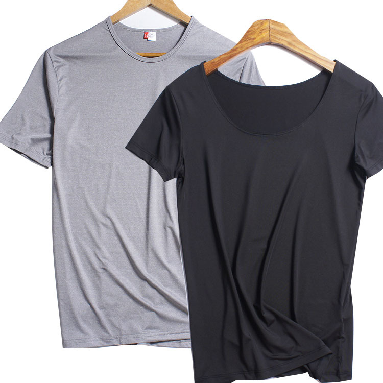 U Series Men's and Women's Couple Air-Type Air-Ism Pressure-Free Short-Sleeved T-Shirt Base Layer Quick-Drying Sports Yoga