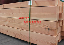 Log wood square Douglas fir solid wood plate building wood square wood beam attic sleeper special specifications can be customized