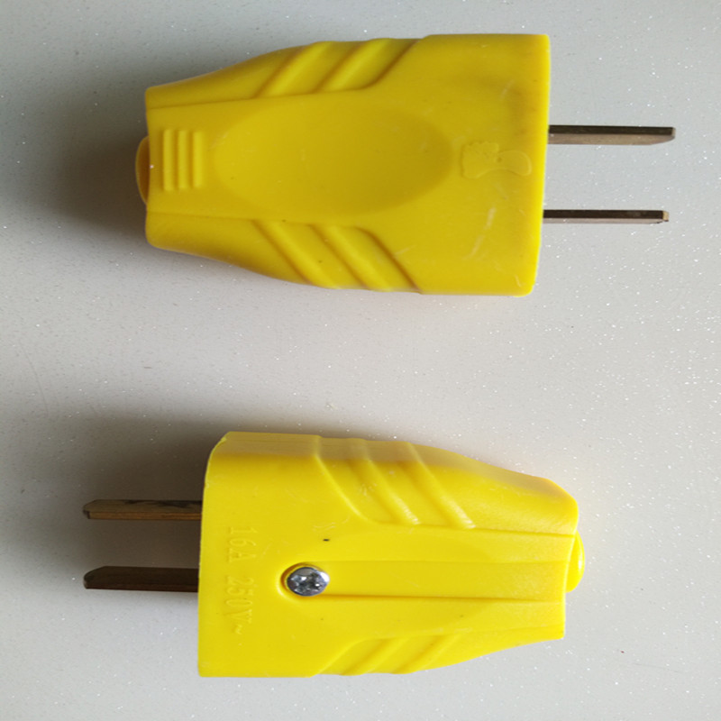 Single-phase AC two-stage rotatable power plug secondary plug cheap turning plug self-wiring plug