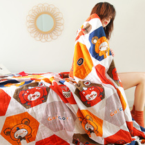 Cotton gauze five-layer soft single double towel blanket cover summer cool quilt couple adult cotton blanket