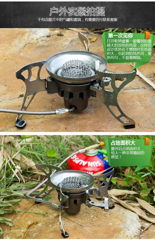 Bếp anh em chính hãng BRS-15 bếp ngoài trời bếp gas ngoài trời thiết bị cầm tay dã ngoại dã ngoại - Bếp lò / bộ đồ ăn / đồ nướng dã ngoại bếp mini namilux