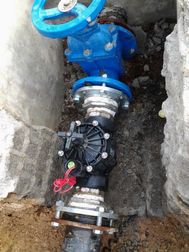 Agricultural field water conservancy lawn greenhouse pasture high performance DC pulse plastic solenoid valve 300-HP 3