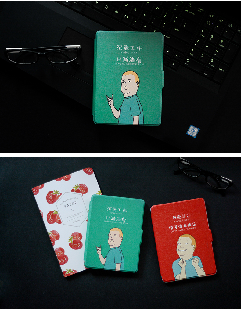 SLSEE kindle eBook nắp bảo vệ paperwhitekpw3 958.558 Starter Edition phim hoạt hình gốc ngủ bao da - Phụ kiện sách điện tử ốp ipad air 1