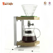 Barcafe coffee hand brewing bracket ice dropper household small set rubber wood drip filter cold extraction commercial