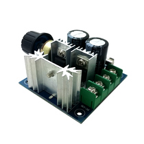 DC motor speed regulator PWM speed control switch motor fan controller 12V-40V10A continuously variable speed