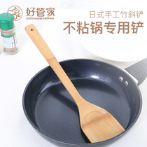 Bamboo shovel Non-stick pan special cooking shovel Wooden spatula Household high temperature wooden silicone wooden shovel kitchenware bamboo shovel