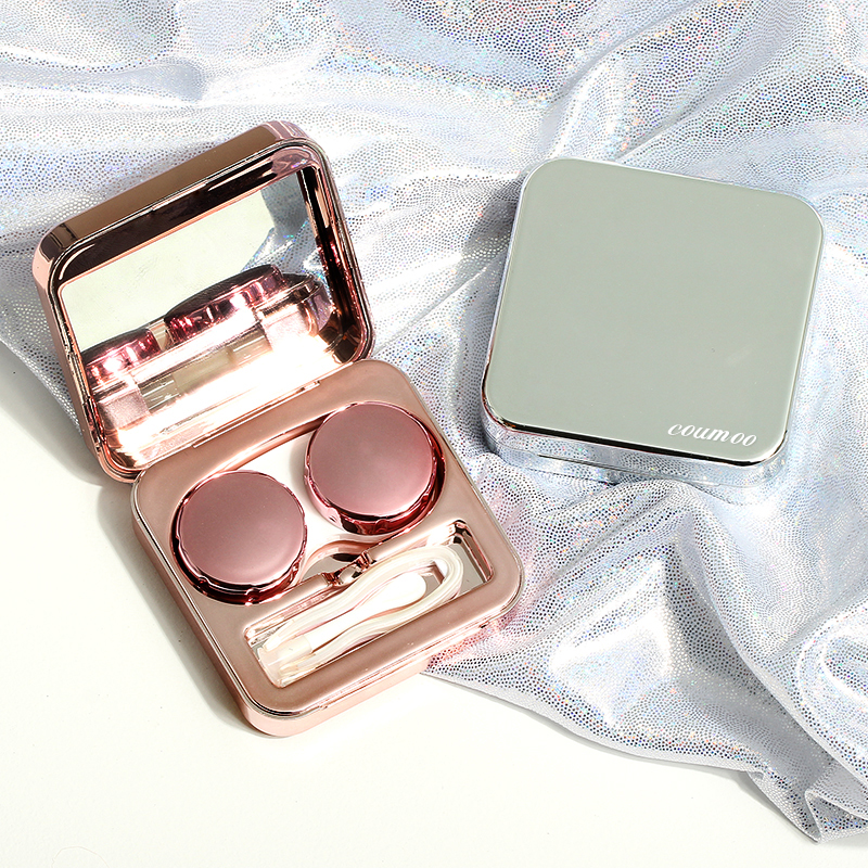 Contact lenses Box ins Teenage Girl Cute Advanced Sensation Portable Minimalist Companion Containing Net Red Co-Pupil Box