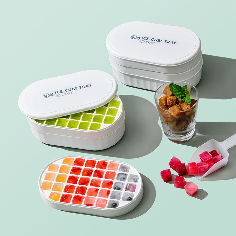 Japanese ice mold large capacity silicone ice sheet household ice storage box with commercial refrigerator ice block artifact