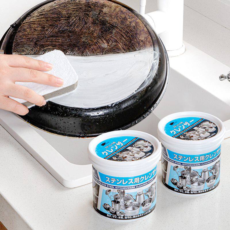 Stainless steel cleaning cream Home Kitchen Wash bottom Mighty Rust Decontamination Multifunction Removes black scale cleaning agents