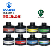 Haigu secondary gas filter tank No. 1 No. 3 No. 4 No. 5 No. 6 No. 7 No. 8 Coconut shell activated carbon anti-toxic gas filter tank