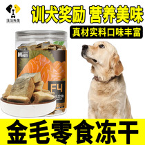 Golden Hair Recovered Into Dog Dedicated Little Pooch Eats The Training Dog Rewards Puppies Snacks For Three Months Chicken Freeze-dried Food