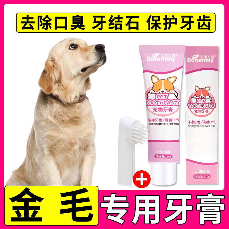 Golden dog toothpaste with odd breath edible pet toothbrush large dog toothbrush to toothbrush special products finger suit