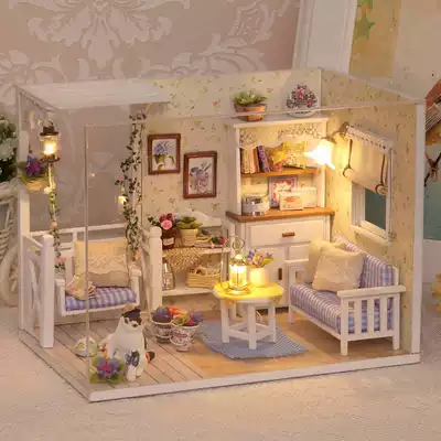 Music Box Music Box Girls Wooden Sky City diy handmade children's boutique creative birthday gift girls