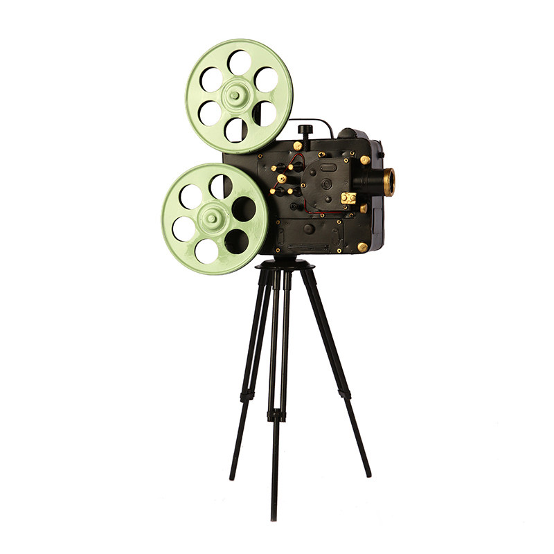 Vintage Nostalgia Old Fashioned Movie Projectors Model Pendulum Film Machine Projector Props Shop Window Decorations-Taobao