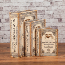 Retro Book Euro-style library bookboard decoration bookbook photography props simulation book simulation box large number