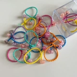 Детская кремовая безвредная резинка для волос, не повреждает волосы