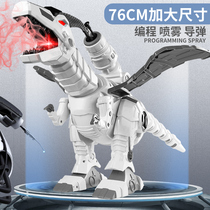 Shake sound net red oversized electric remote control dinosaur childrens toy boy machine T-rex simulation animal soft glue