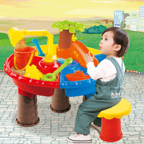 Childrens baby beach pool pit toy car Semen Cassiae Kit play Dig Earth Sand Leak Big Shovels Bucket Bath