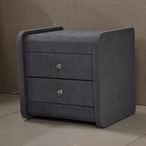 Fabric bedside table tech cloth bedside table simple modern style furniture bedroom lockers full of Nordic