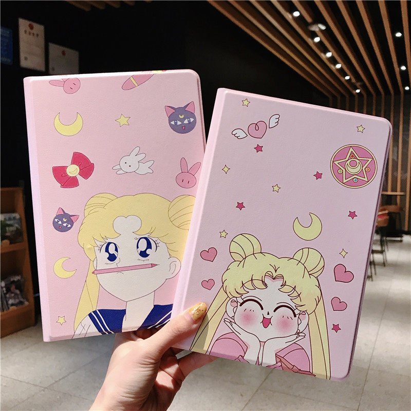 New ipad air2 protective sleeve mini5 silicone anti-fall mini 4 ultra-thin 3 all-bag 6 soft shell pro beauty girl