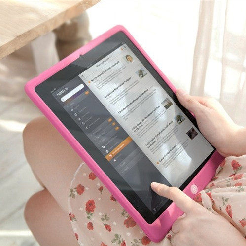 New ipad10 2 inch protective sleeve air silica gel mini2 leather cover ipad3 full bag edge 5 shell 6 Mini 4 anti-fall