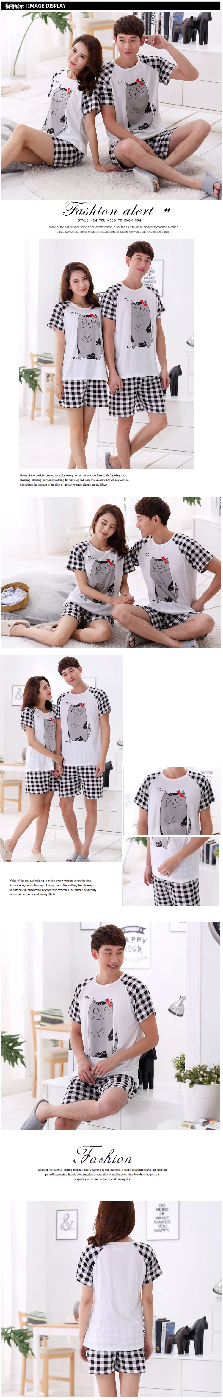 Pyjama mixte en Polyester Polyester à manche courte - Ref 3005994 Image 46