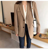 (Clearance) small bone Custom High sense small suit jacket women autumn Korean version of small size loose suit
