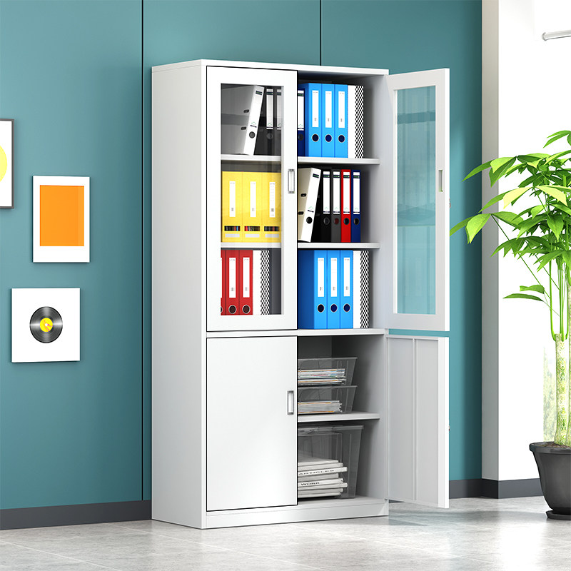 Teacher Office Cabinet Cabinet Cabinet Multilayer Financial Information Warrant Cabinet Two-piece Five Knots Dossier Lockers Locker