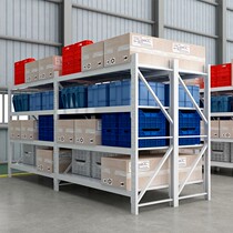 Shelf Multi-layer Warehouse Medium-size Shelf Materials Storage Iron Shelf Supermarket Garage