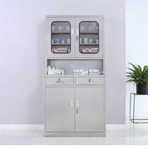 Stainless steel medical dispensing operation Taixi drug storage cabinet disposal cabinet treatment cabinet