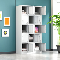 Locker with locker locker household debris storage cabinet 15 - door iron cabinet