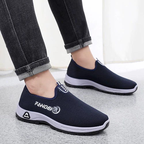 Слипоны, спортивная обувь для отдыха, обувь для ходьбы, для среднего возраста, мягкая подошва