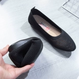 Слипоны, летние туфли, дышащая повседневная обувь для матери, нескользящие сандалии