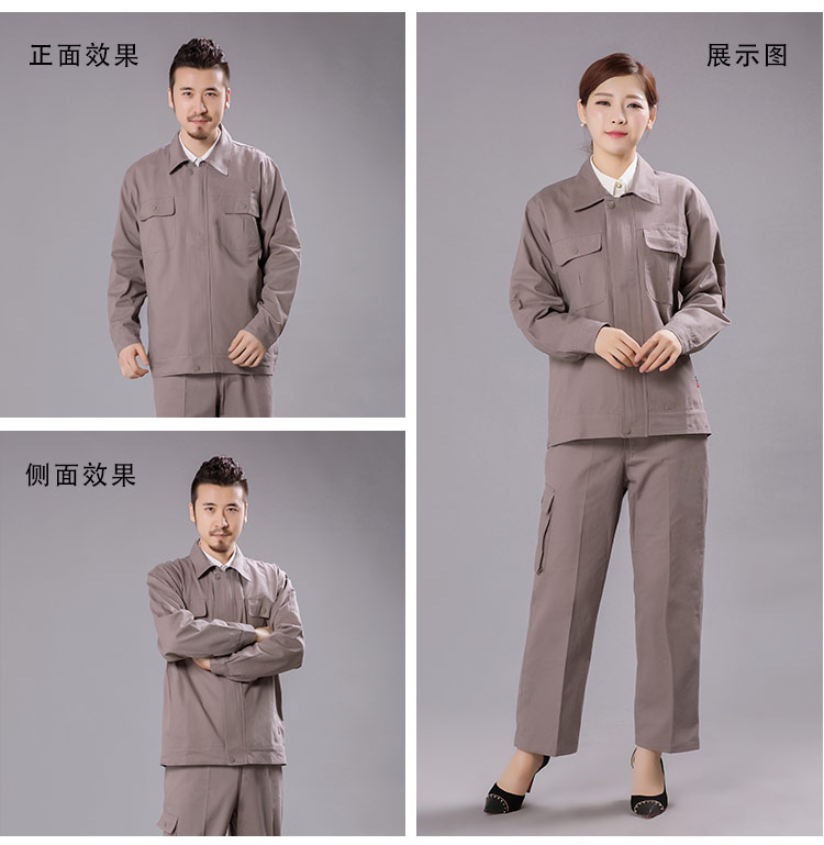 2017 nam và nữ mới phù hợp với dày twill bông hàn quần áo xây dựng quần yếm chống xơ hóa mặc xưởng quần kaki