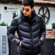 Li Ning xuống áo khoác nam 2018 mùa đông mới đứng cổ áo ngắn xuống áo khoác dày ấm áp thể thao trùm đầu