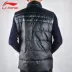 Li Ning xuống áo khoác nam vest 2017 mùa đông mới bóng đá gió và độ ẩm để giữ ấm cổ áo cổ áo mỏng vịt xuống thể thao Áo thể thao
