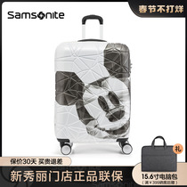 Samsonite Novel Lila carton suitcase fashion Mickey can expand the Wanxia suitcase AF9